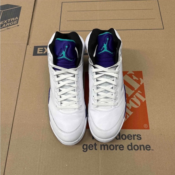 Air Jordan 5 Retro Grape 2025 Size 13 HQ7978-100 - Picture 3 of 6